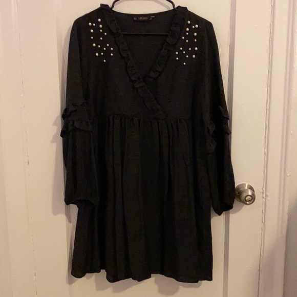 Zara Pearl Embellished Dress - Picture 2 of 5